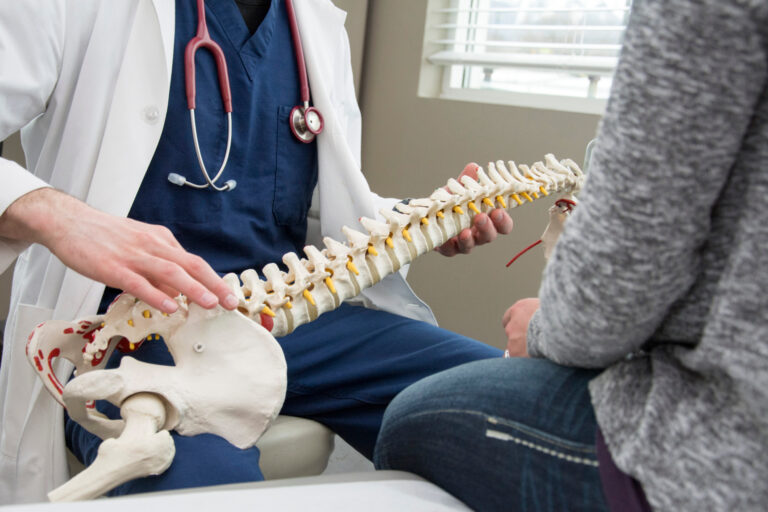 doctor talking to patient about their healthcare