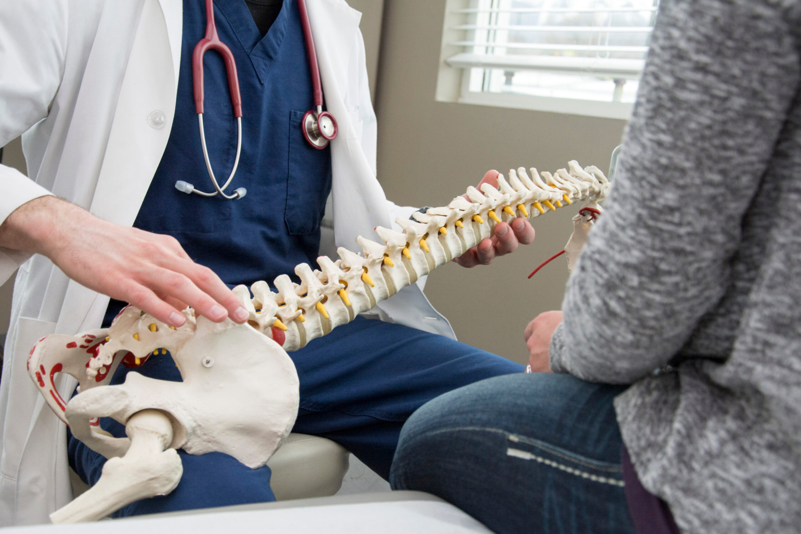 doctor talking to patient about their healthcare